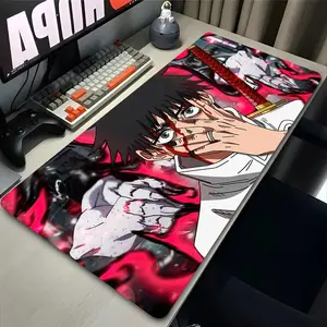 Yuta Okkotsu Jujutsu Kaisen Sublimation Mouse Pad, XXL HD Print Gaming Desk Mat, Smooth Rubber Surface, Anti-Slip Base, Extended Keyboard Mousepad for PC/Laptop, Ideal Gift, Sublimation Mouse Pads