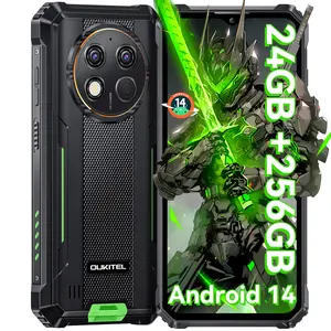 OUKITEL G1 Rugged Smartphone Unlocked - 24+256GB/1TB Android 14 Rugged Cellphones, 6.52” HD Display IP68/IP69K 10600mAh Battery 48MP Rear Camera Waterproof Phone, Fingerprint/Dual Sim/NFC 2025 armor Expandable Gps Charging octa core TikTokShopBlackFriday