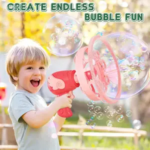 Automatic Angel Electric Bubble Machine, Large Bubbles with Small Ones Inside, Ages 3-12