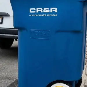 2PCS Universal Rolling Trash Can Wheels - DIY Household Replacement Parts with Easy Stick-On or Screw-On Installation for Garbage Cans, Storage Bins