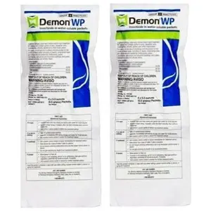 Demon WP Insecticide Containing 4 Water-Soluble 9.5 Gram Packets Makes 4 Gallons Cypermethrin 40% (2 envelopes)