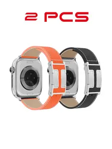 Magnetic Leather Watch Band for Women, Smart Watch Straps, Smartwatch Buckle, Premium Designer Style, Adjustable Length 165-215mm, Mother's Day Gift, Smart Watch Accessories