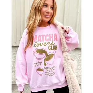 Matcha Lovers Club Graphic Top