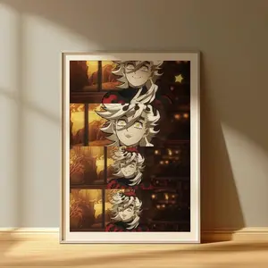 Douma Demon Slayer Poster - Infinity Castle Arc Digital Print, Upper Moon Anime Wall Art, Cold Smile Demon Aesthetic