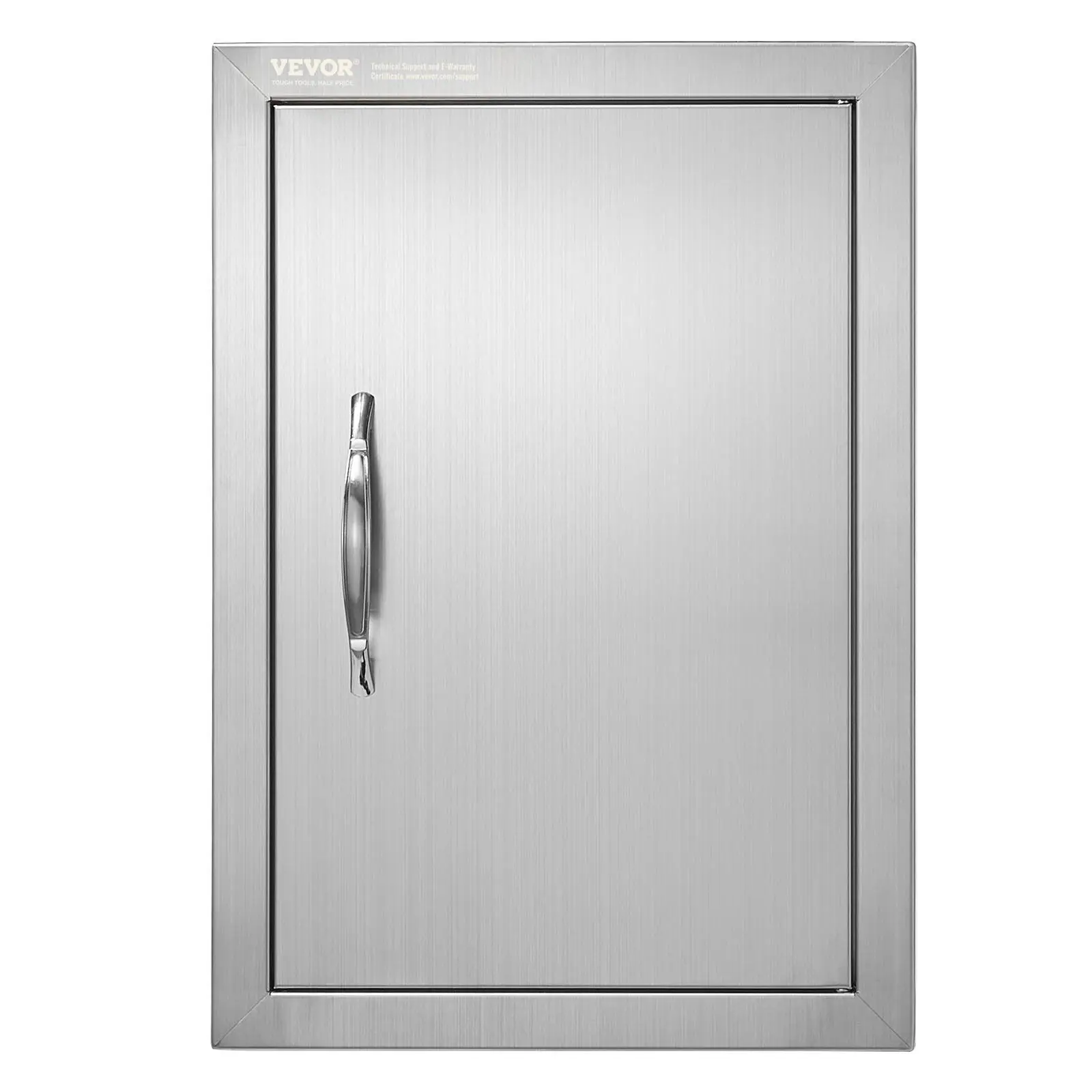 【SummerFinds】VEVOR BBQ Access Door,  14W x 20H Inch Single Outdoor Kitchen Door, Stainless Steel Flush Mount Door, Wall Vertical Door with Handle, for BBQ Island, Grilling Station, Outside Cabinet