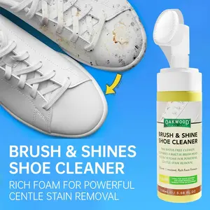 OAKWOOD cleaner comes with a multi-functional brush head. Powerful stain removal, suitable for various items. Gentle and non-irritating, environmentally friendly and harmless.