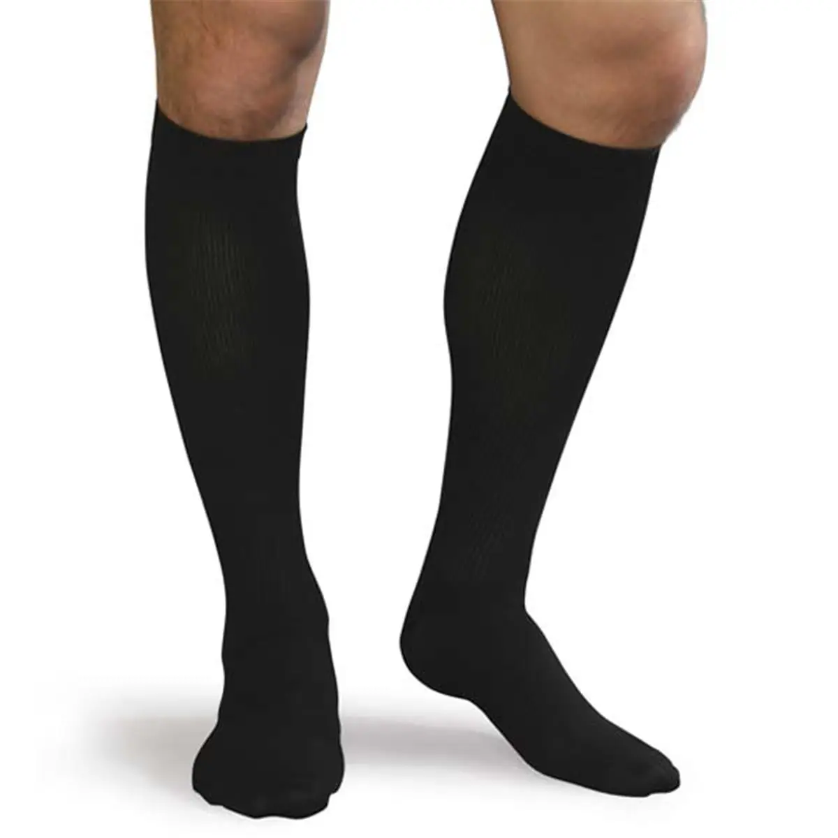 9407 - N 20 - 30 mm Hg Compression Mens Support Socks, Navy - Large