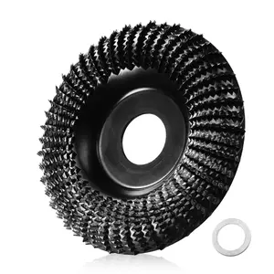 Wood Carving Disc 4.5 Inch,Wood Stump Grinder,Angle Grinding Wheel with 7/8"Arbor for Wood Carving, Shaping, Working,Tree Stump Remover(4.5'' x 7/8'' Arbor)