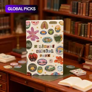 Cute Vintage-Style Girlhood Sticker Book, Aesthetic Sticker Book, Art Stickers, Sticker Notepad, Sticker Album for Stamp Collectors, Gift for Friends and Family #GLOBAL PICKS
