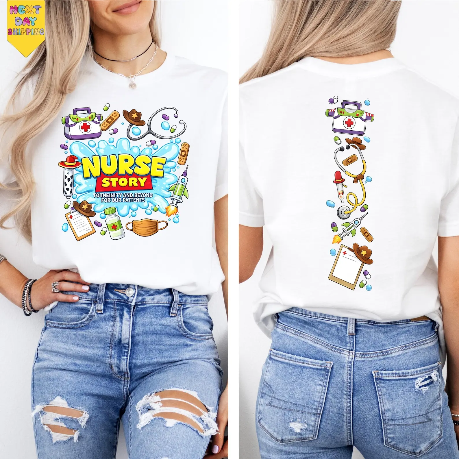 Nurse Story Shirt, Funny Nurse Tee, Nurse Gift, Toy Story Inspired Nurse Shirt, RN Gift Idea, Nurse Life Shirt, Cute Medical Shirt,