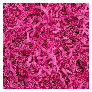 MagicWater Crinkle Cut Paper for Gift Baskets - Pink Perfect for Shredded Paper Filler Basket Filler Gift Boxes Bridesmaid Gifts Christmas Stuffers & More Ideal for All Occasions