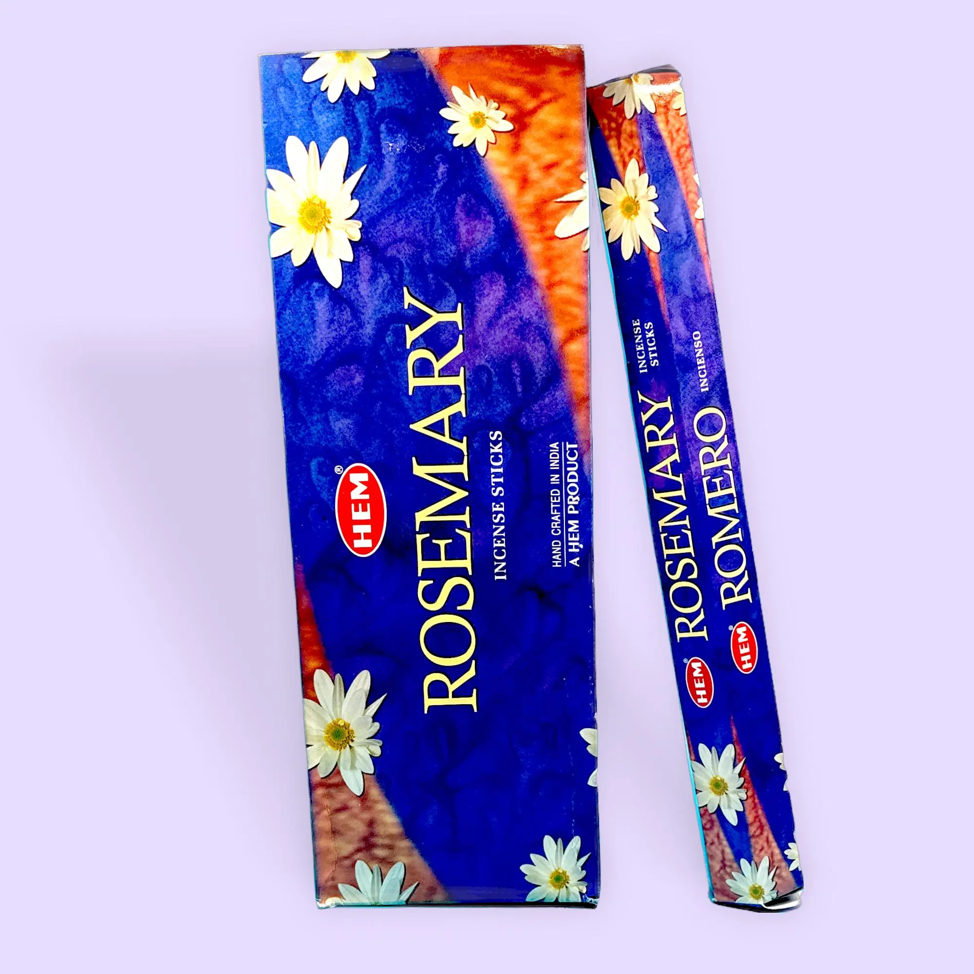 Rosemary Romero Scented Incense Pack - Natural Basic Home Fragrance, Relaxation Aid for Stress Relief & Calming Effect, Enhancing Your Space (1 Pack)