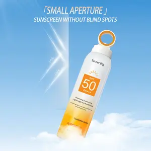 Secret Dig Sunscreen Spray SPF 50 PA+++ Small Aperture Mist for Even Coverage Lightweight & Breathable High UV Protection Prevents Sunburn Skin  Care