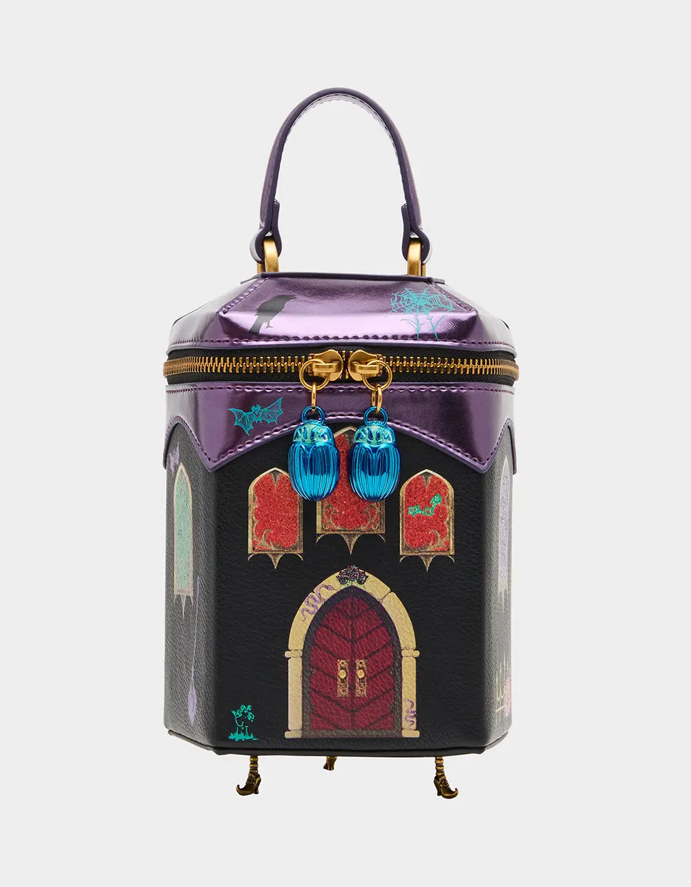 KITSCH SMALL HAUNTED CASTLE BLACK/MULTI