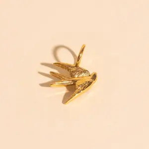 Bird Necklace Charm Bird Necklace Charm