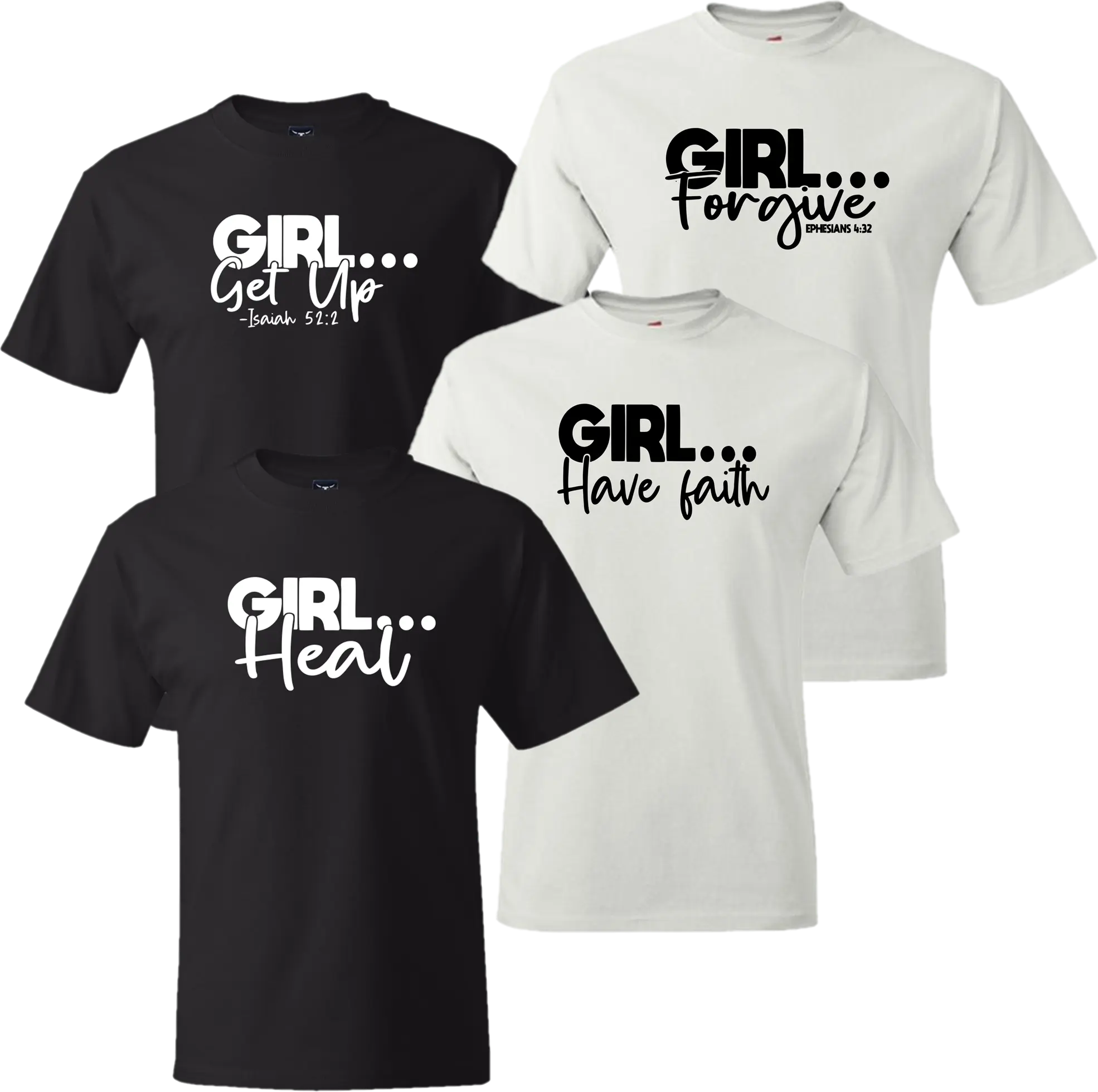 DTF Ready to Press Transfers: Girl Bundle 3 DTF, Heat Transfers Custom Tees Vinyl Transfers