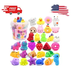 30 Pack Mochi Squishy Toys, Easter Basket Stuffers Party Favors for Kids 4-8-12