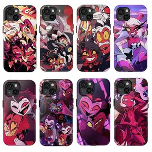 Helluva Boss H3zbin Hotel Inspired Phone Case, Tough Shockproof Protective Cover, Gift for Women Men, Compatible with iPhone 11-17 Pro Max/Plus and Samsung Galaxy S21-S25