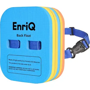 Back Float Safety Swimming Bubble with 3 Layers Swim Belts Floaties Device for Kids Swimming Floats Secure Clip Buckle Swim Floaties for Swimming Beginners Sport Pool Lesson
