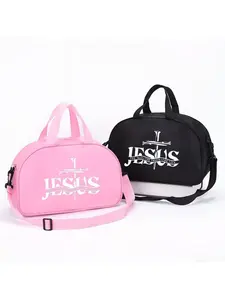 Jesus Crossbody Bag, Adjustable Strap, Casual Style, Large Capacity, Multi-Pocket, Ideal for Travel, Yoga, Fitness, Dance