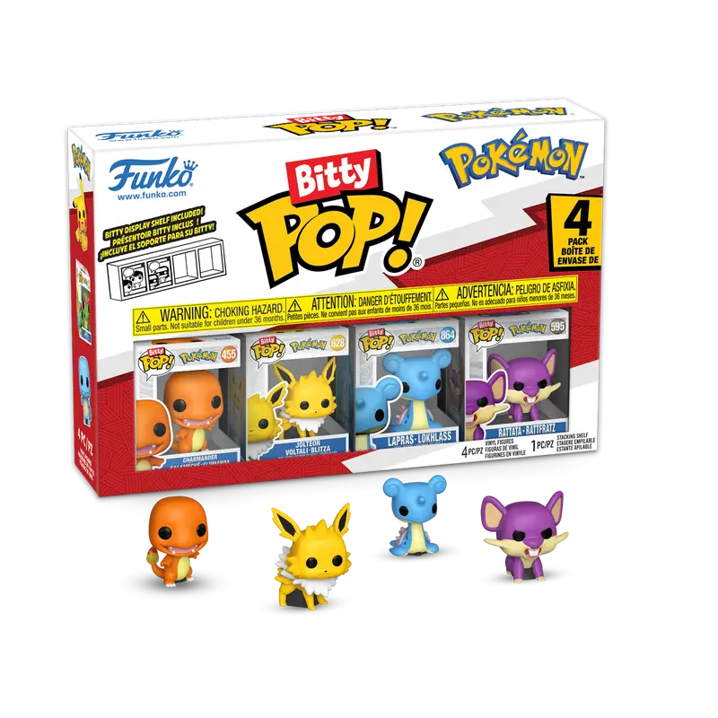 Pokemon Charmander Funko Bitty Pop! Mini-Figure 4-Pack