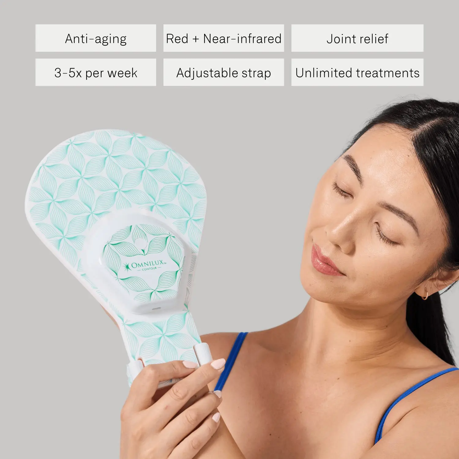 Omnilux Contour Glove Red & Near-Infrared LED Light Therapy Mask