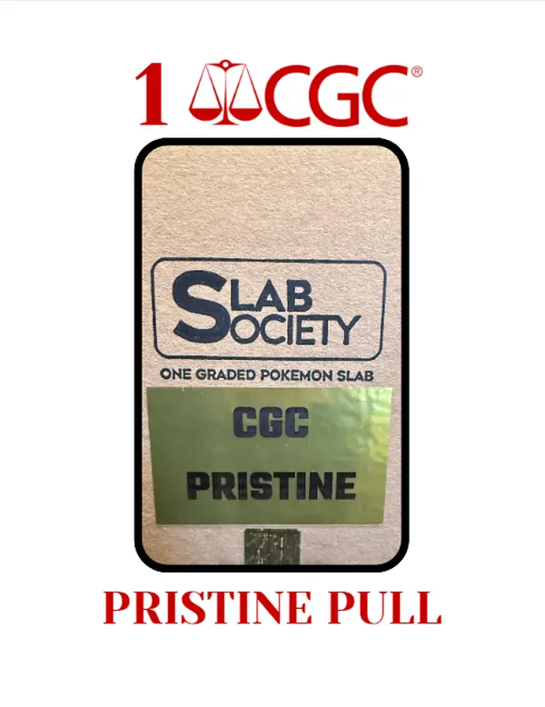 One Pristine 10 CGC Graded Pokémon Slab