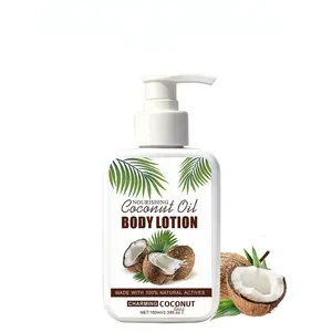 100ML Coconut Scented Body Lotion, Hydrating Moisturizing Skincare, Moisturizer, Prevents Dryness, Ideal Daily Use, Paraben Free, Single Item