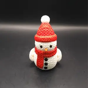 Articulated Snowman Collectable Figurine Statue