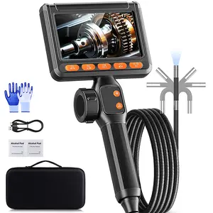 SHEKAR 0.33in/0.23in/0.15in Two-Way Endoscope Camera 360° Rotatable Waterproof Borescope with Light, Articulated Snake Camera, Inspection Scope for Automotive, Mechanic, Wall, Vehicle, Drain, Home Improvement #Summervibes