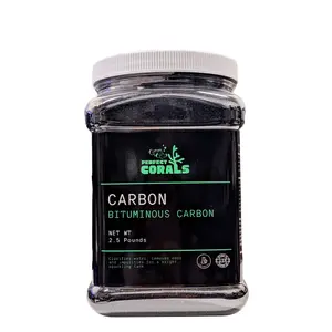 Bituminous Carbon, Premium Activated Carbon 2.5 lbs, Effectively removes dissolved organics, odors, contaminants & toxins, and improves water clarity - For fresh and saltwater aquariums