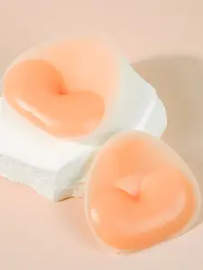 Silicone Bra Pads Inserts for Bikinis, 3D Transparent Triangle Design, Enhance Small Busts, Sexy Style, All Seasons Use