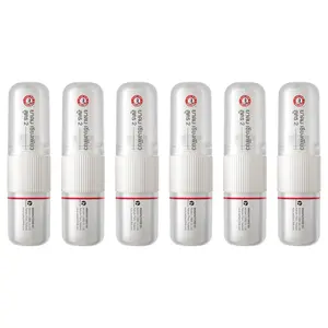 Siang Pure Aromatherapy Nasal Inhaler (6-Pack) - Cooling Menthol, Peppermint, Eucalyptus Oils - Natural Aid for Nasal Congestion, Sinus Relief