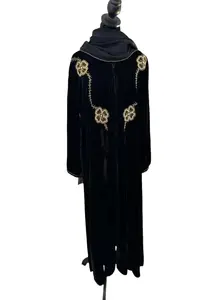 Sumaya Velvet Abaya Set