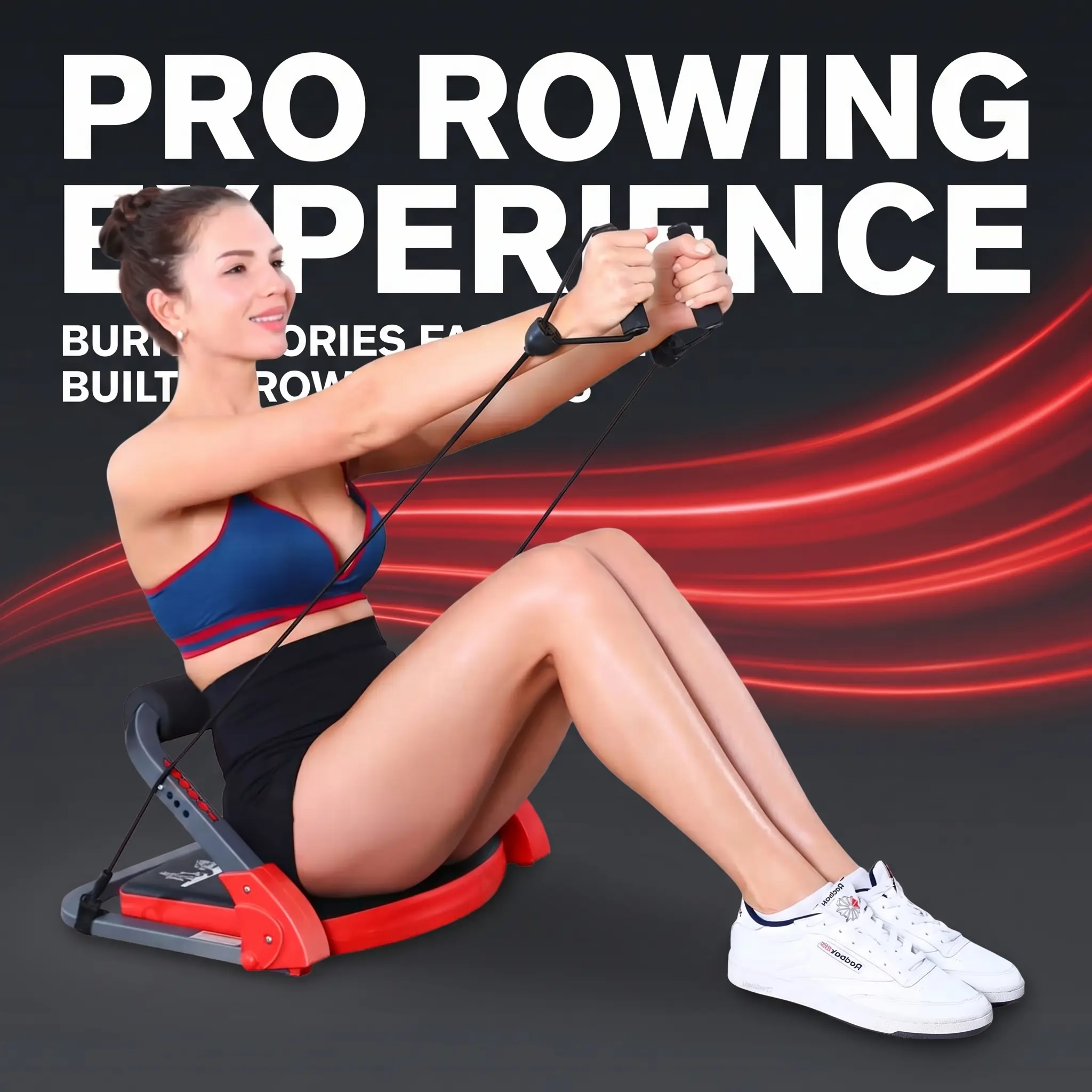 Magic BB Ab workout Machine, Sit Up Exercise Equipment with 3 Adjustable Resistance Levels, Automatic Rebound Ab Crunch Machine for Core Workout, Ab Workout Equipment for Stomach