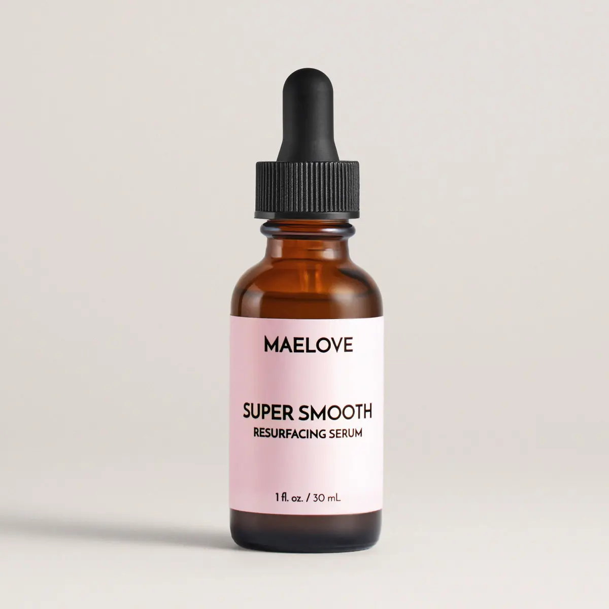 Super Smooth AHA + BHA Resurfacing Serum, smooths skin texture, gently exfoliates, unclogs pores for a smoother, radiant complexion