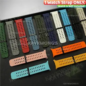 KAYKWONG'S Silicone Watch Band (Band Only), Adjustable Smartwatch Strap for Samsung Galaxy Watch Ultra 47mm, Durable, Sweat-proof & Fashionable Watch Band