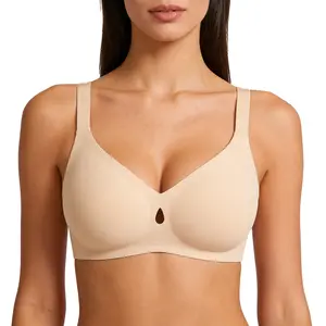 Jelly Wireless Bras for Women Full Coverage No Underwire Everyday Comfortable Push Up Bralettes Seamless Tshirts Bras Normal Type