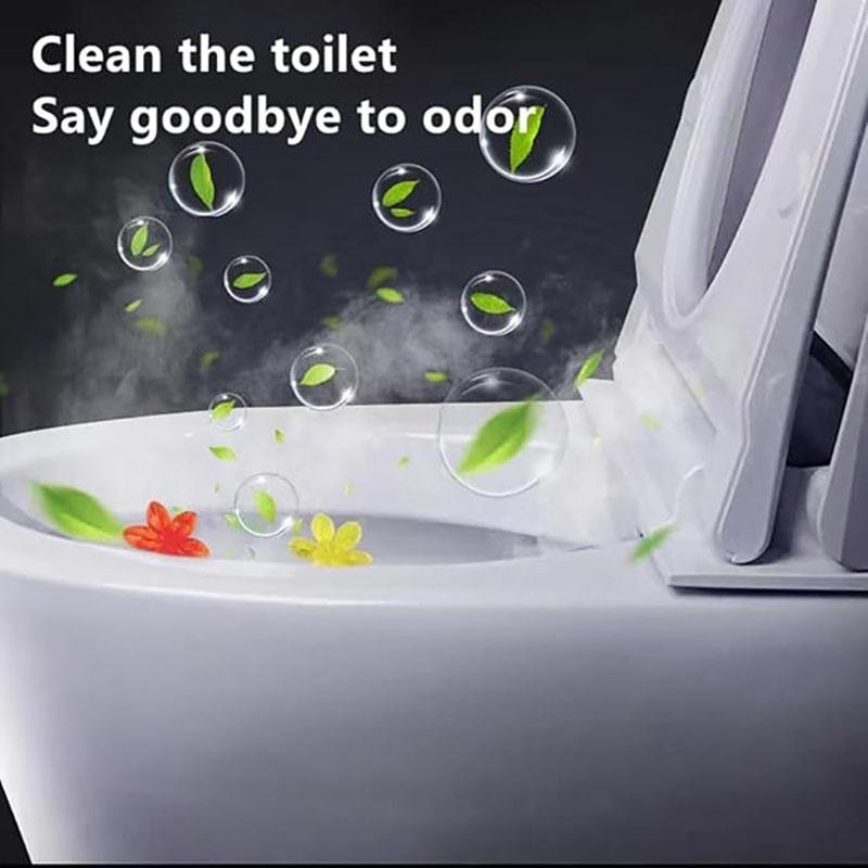 Automatic Toilet Gel Stamp Cleaner 42 Flowers Toilet Bowl Cleaning Gel Deodorizer Freshener Long Lasting Toilet Gel Stamps Bathroom Cleaner Toilet Cleaning Supplies