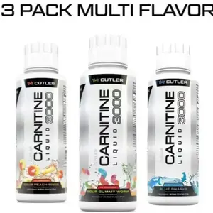 Cutler Nutrition 2 PCS Liquid Carnitine 3000 for Energy and Recovery Support Dietary Fitnes