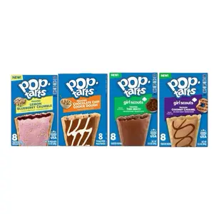 Pop-Tarts Bundle 2 Pastries of Each Flavor- Blueberry Crunble, Chocolate Chip Cookie Dough, Thin Mints, & Coconut Caramel