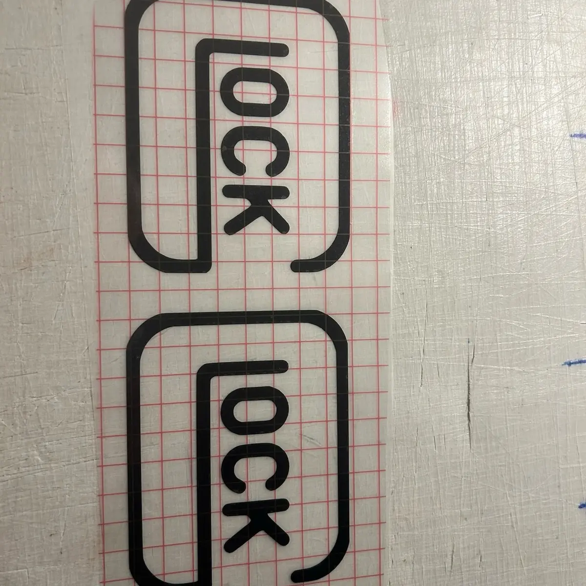 2 pack glock decal/stickers, Decal For Cars, Universal Car Sticker, Windshield Sticker