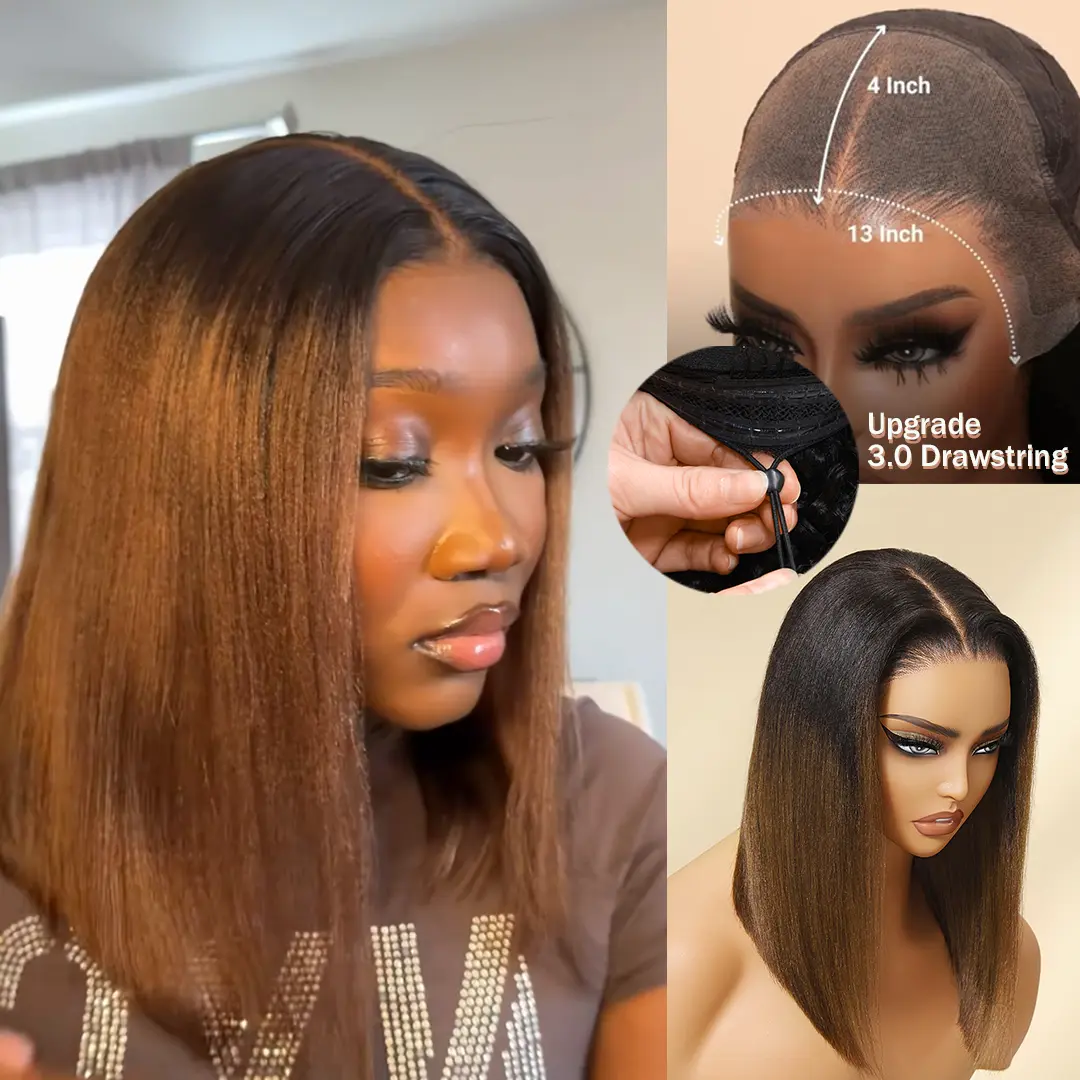 13x4 Yaki Str. Black To Chestnut Brown