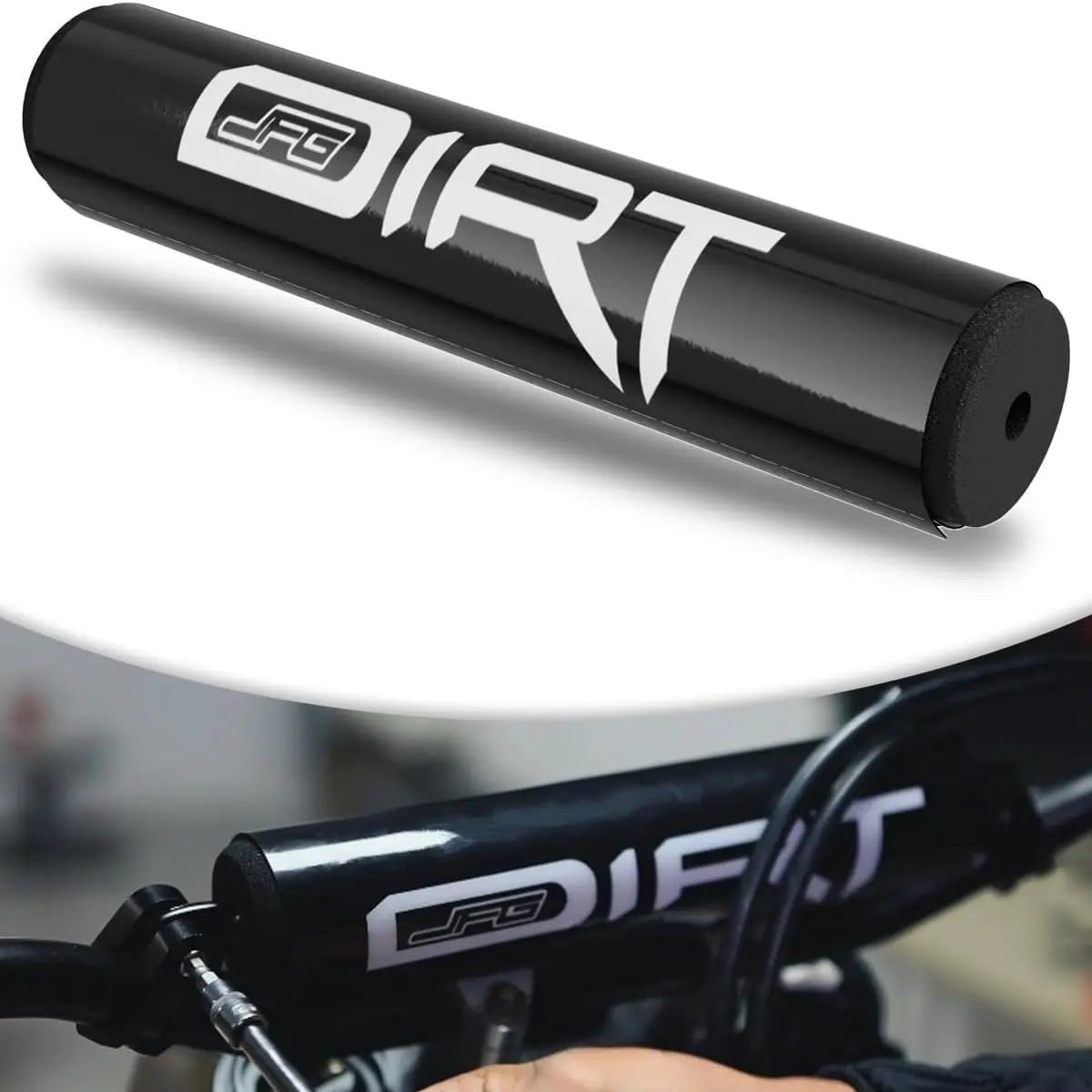 Dirt Bike Handlebar Pad 9.84'' Racing Motorcycle Cross Bar Round Pad for Most Pit Dirt Bike ATV Motorcycle Motor Parts Accessories
