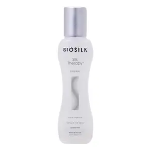Biosilk Silk Therapy Original, Reconstructing Leave-In Hair Treatment, Adds Shine, Smooths & Prevents Split Ends, Sulfate-Free, Paraben-Free, Cruelty-Free, 2.26 Oz BioSilk