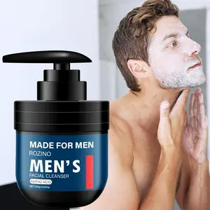 Men's Amino Acid Facial Cleanser, Gentle Cleansing, Purifying Face Wash & Oil Control Oily Skin Facial Cleanser, Skin Facial Cleaning, Facial Skin Care Product for Men, Face Care Products