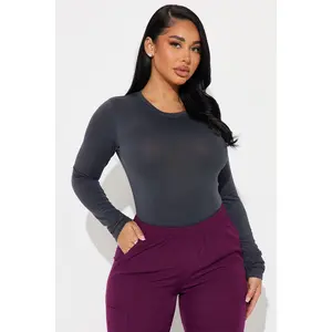 Stretch Uniform UnderScrub Shirt - Charcoal