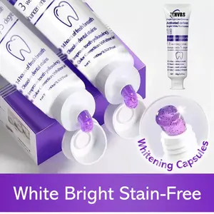 Lysozyme Purple Whitening Toothpaste with Probiotic Formula for Deep Stain Removal & Fresh Breath Oral Care SP-6 Gentle Effective Stain Remover