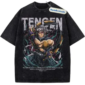 Tengen Uzui Anime Shirt, Demon Slayer Vintage T-Shirt Gift For Fan Manga, Gift For Men, Gift For Women, Crew Neck T-shirt, Trending T-shirt