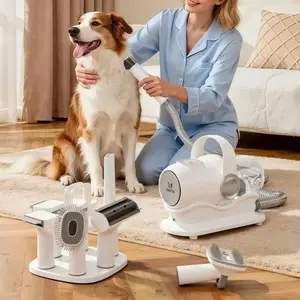 Latest pet hair removal and drying device, ten-in-one multi-functional pet grooming set, adjustable speed and temperature control hair dryer, etc.Plug-in/chargeable dual-use grooming set, holiday promotion/holiday gift, essential items for pets